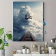 thumbnail image 4 of Qisvanset 12x16 Inch Wildflower Field Canvas Print Wall Art, 4 of 5
