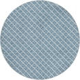 thumbnail image 2 of Addison Rugs Dream Shag Premium Machine Washable Transitional Lattice Sky Round Rug, 8' x 8', 2 of 8