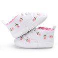 thumbnail image 4 of Zapatos De Bebé Niña Encaje Floral Bordado Suave Elástico Vendaje Zapatos De Bebé Para Diario seitruly BA001403-02, 4 of 6