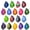 18pcs, variant on 3D Printed Dragon Eggs With Inside Easter Mystery Egg Animals Gifts Home Office Decoration Sculptures Desktop Decorations Ornaments
