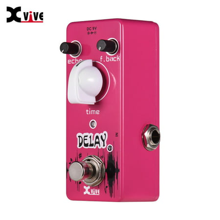 XVIVE V5 Analog Delay Guitar Effect Pedal 25ms-600ms Delay Time True Bypass Full Metal