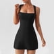 thumbnail image 5 of Mejor Belleza Womens Spaghetti Strap Tennis Dress with Shorts Workout Side Slit Active Golf Dresses,Women's Activewear Dresses, 5 of 8