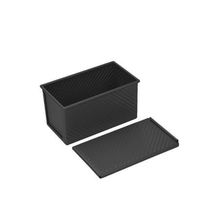 

KAGAYD Loaf Pan With Lid Bread Pans For Baking Steel Loaf Pan Non Stick Sandwich Bread Loaf Pan For Oven 1lb Dough Capacity