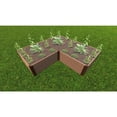 thumbnail image 2 of CLASSIC SIENNA 'ARROWHEAD' - 8' X 8' X 22" STRAIGHT CORNER RAISED GARDEN BED - 1" PROFILE, 2 of 3