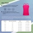 thumbnail image 5 of Linjinx Kids Girls Dance Tank Tops Spaghetti Strap Camis Racerback Camisole Undershirts Gymnastic Black 160, 5 of 5