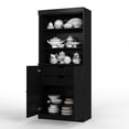 thumbnail image 2 of Palace Imports 100% Solid Wood 32" Kitchen Pantry Storage Cabinet with Doors, Adjustable Shelves and 2-Drawers, Black, 2 of 5