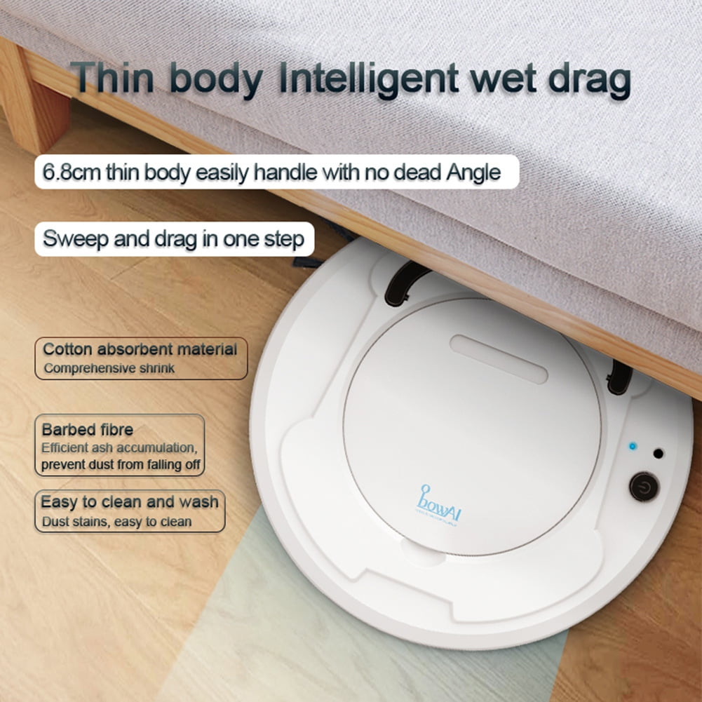 Robot Vacuum Cleaner, Super-Thin, Deep Cleaning Robotic Vacuum Cleaner, Sweeping & Mopping, Intelligent Sweeping Robot Home Charging Three-in-one Sweeping Robot