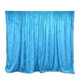 thumbnail image 4 of AK TRADING CO. 10 feet x 10 feet Lush Velvet Backdrop Drapes Curtains Panels with Rod Pockets - Wedding Ceremony Party Home Window Decorations - Turquoise, 4 of 6