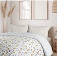thumbnail image 6 of Ambesonne Christmas Duvet Cover Sets, Pine Trees Black Dots, 2-King, Sand Brown Black White, 6 of 7
