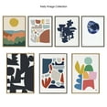 thumbnail image 6 of Kate and Laurel Sylvie Meditation 1 and 2 Framed Canvas Wall Art Set by Kelly Knaga, 2 Piece 18x24 Natural, Colorful Abstract Art for Wall, 6 of 8