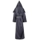 thumbnail image 4 of Unisex Halloween Hooded Cloak Costumes Party Cape Halloween Costume Long Sleeved Monk Costume Monk Robe Wizardrobe, 4 of 5