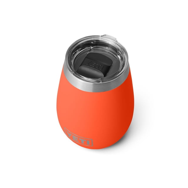 Vaso de vino YETI Rambler, 300 ml, con aislamiento al vacío, papaya