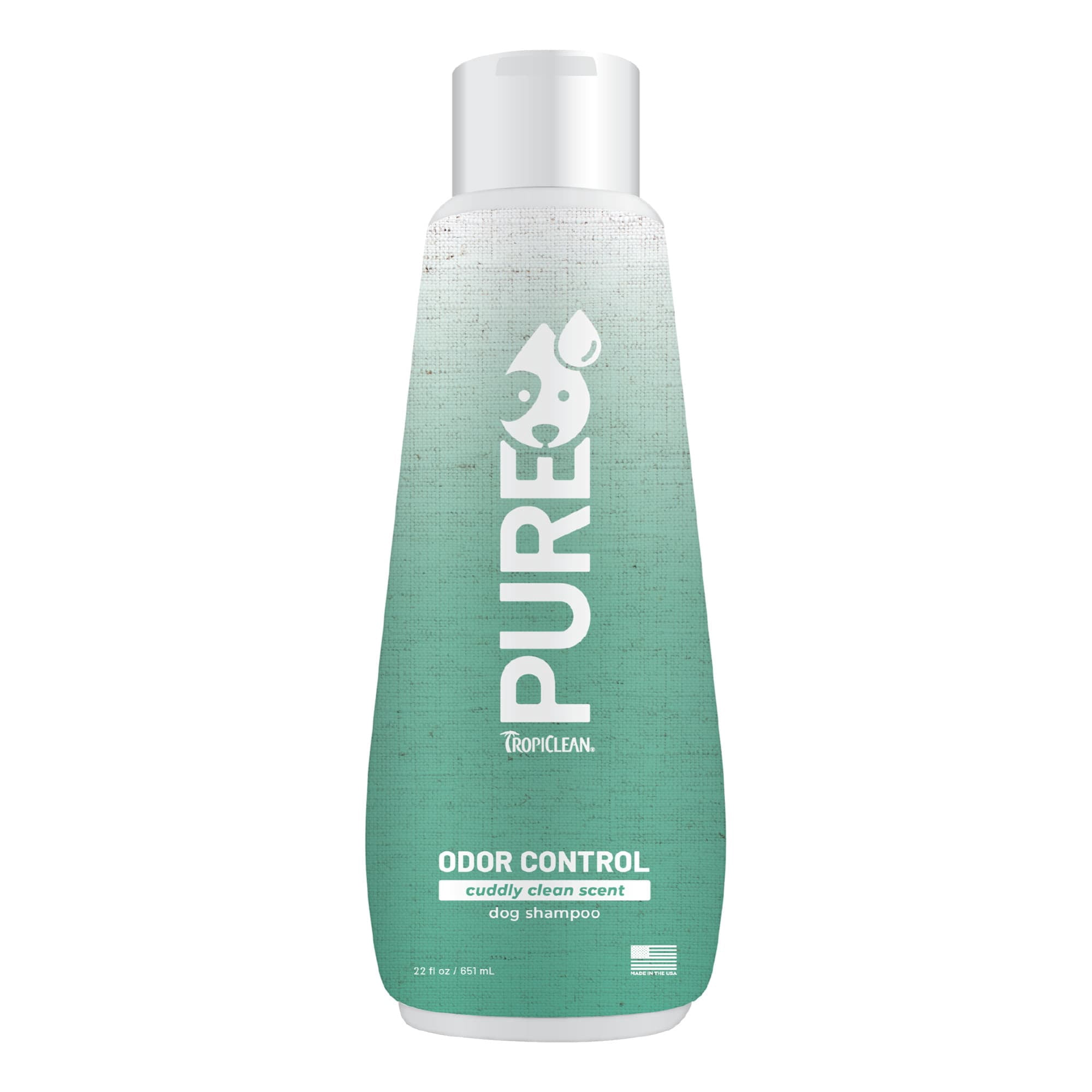 TropiClean PURE Cuddly Clean Odor Control Shampoo for Pets 22 fl.oz.