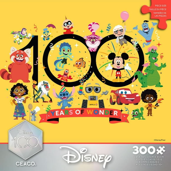 Ceaco - Disney - Years of Wonder - Puzzle surdimensionné de 300 pièces