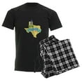 thumbnail image 6 of CafePress - Texas State Outline Bluebonnet Flower Pajamas - Men's Dark Loose Fit Cotton Pajama Set, 6 of 7