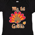 thumbnail image 4 of Inktastic My 1st Gobble with Turkey Face Boys or Girls Baby Bodysuit, 4 of 5