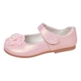 thumbnail image 3 of Staki Girls Loafers Toddler Little Girls Dress Shoes Mary Jane Ballet Flats Party School Bowknot Princess Wedding Shoes(Pink,8 Toddler), 3 of 9