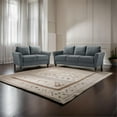 thumbnail image 6 of LifeStyle Solutions Transitional 2 Piece Sofa and Loveseat Set in Dark Gray, 6 of 6