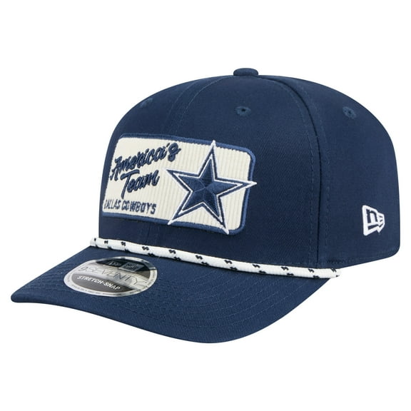 Men's New Era Navy Dallas Cowboys Chant 9SEVENTY Adjustable Hat