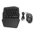 thumbnail image 1 of Clavier Souris à une Main, Clavier Souris à une Main Combo Mini Clavier de Jeu Confort Ultime, 1 of 14