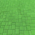 thumbnail image 1 of Ahgly Company Indoor Square Patterned Nebula Green Area Rugs, 6' Square, 1 of 6