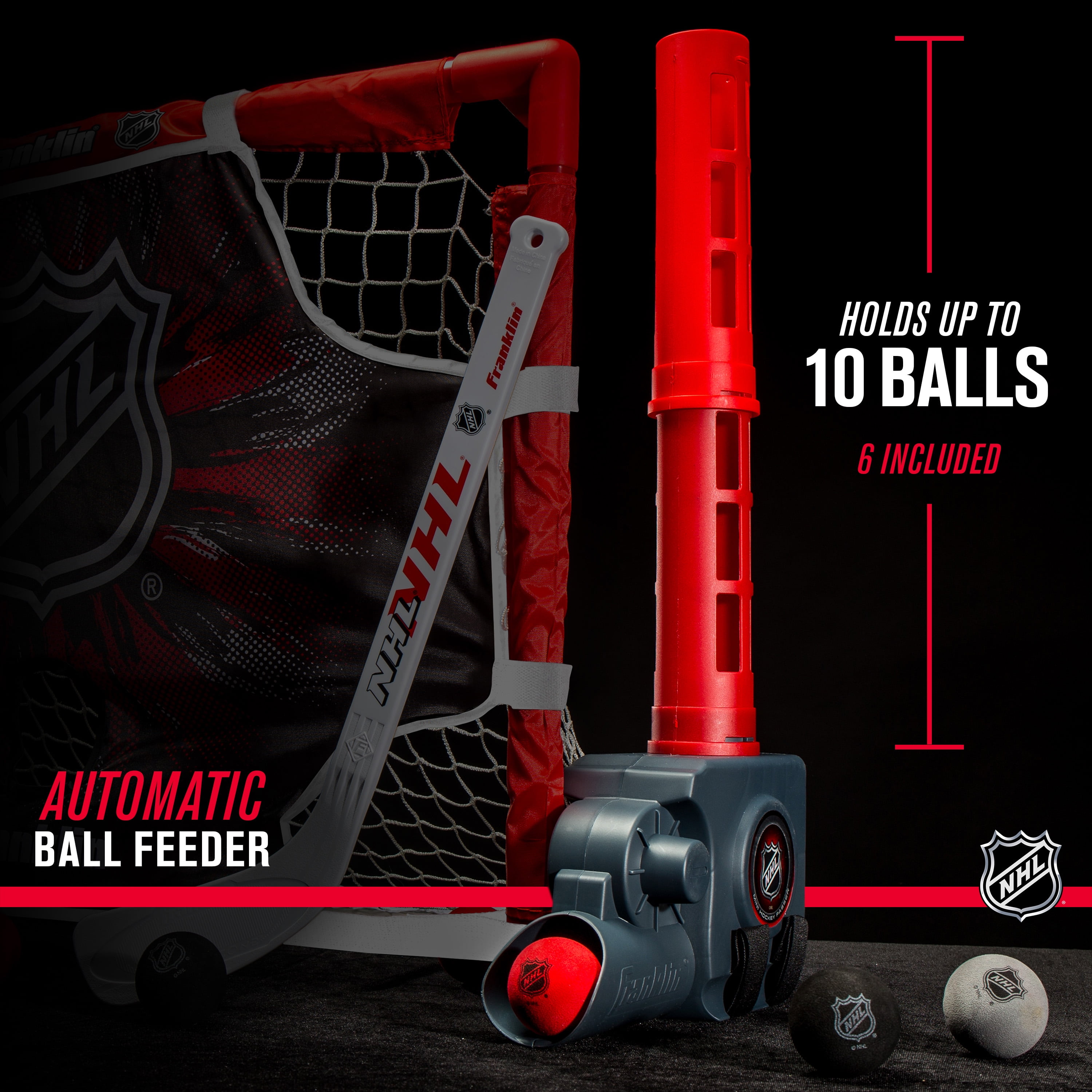 Franklin Sports Mini Hockey Automatic Passer, Goal & Target Set
