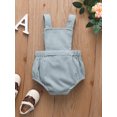 thumbnail image 3 of Gzhioc Baby Boys Girls Casual Romper, Sling Sleeveless Snap Closure One Piece Romper for 0-2 Years Infant, 3 of 7
