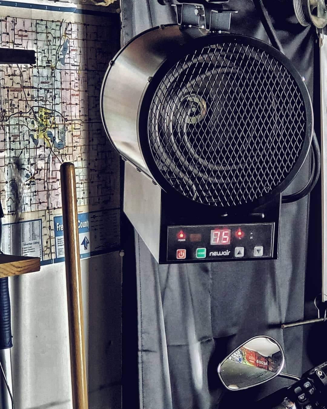 Restored NewAir 500 Sq Ft Freestanding/Mountable Garage Heater  (Refurbished) - Walmart.com