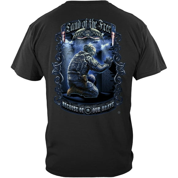 Land of The Free Wall T Shirt MM2273