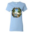 thumbnail image 1 of Wild Bobby, Enjoy Life Vintage Beach Surf Sailboat, Pop Culture, Women Graphic Tee, Light Blue, Small, 1 of 4