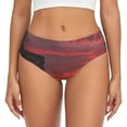 thumbnail image 1 of Fotbe Sunset Western Desert Cowboy Calzones Estampados para Mujer – Ropa Interior de Algodón, Cómoda, Suave y Elástica-X-Small, 1 of 6
