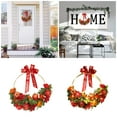 thumbnail image 2 of Chinese New Year Florals Wreath Handmade Flower Garlands for Door Porches Window, 2 of 14