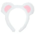 thumbnail image 1 of BRIGHTFUFU Diadema con orejas de oso, diadema de maquillaje para Cosplay, diadema para lavar la cara, diadema de animales, diadema para disfraz, 1 of 7