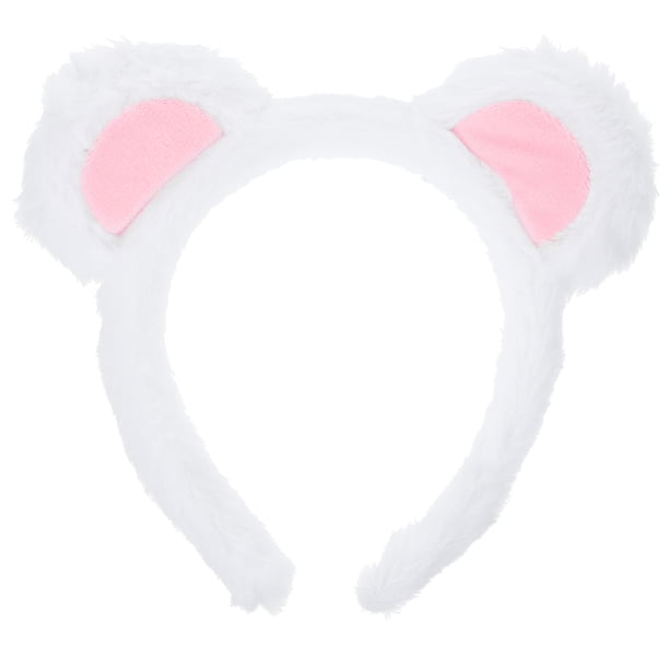 Diadema con orejas de oso para cosplay, maquillaje, lavado de cara, animal, disfraz