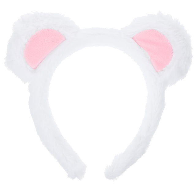 BRIGHTFUFU Diadema con orejas de oso, diadema de maquillaje para Cosplay, diadema para lavar la cara, diadema de animales, diadema para disfraz