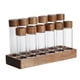 thumbnail image 4 of Tubos para almacenar granos de café Frascos para almacenar granos de café con estante y tapas herméticas tubo normal, 4 of 9
