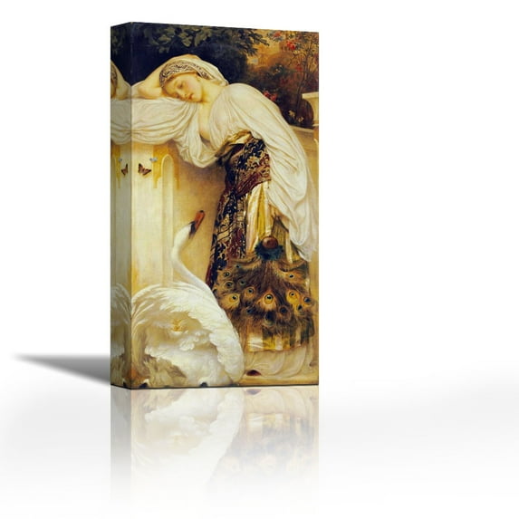 Odalisque - Contemporary Fine Art Giclee on Canvas Gallery Wrap - wall décor - Art painting - 13 x 27 Inch - Ready to Hang