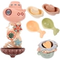 thumbnail image 1 of Shisuyan Toddlers Bathing Fun Bright Color Water Wheel Design Abs Plastic 1 Set 11.4X5.0X3.1In, 1 of 8
