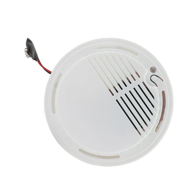 Sensor de Humo, Detector de Humo 80db Alarma de Incendio Inalámbrico Independiente para prevención de incendios