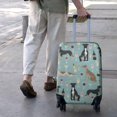 thumbnail image 3 of Dogs with Wine and Glasses Luggage Cover Fashion Suitcase Cover Baggage Covers Fit 25-28 Inch Luggage (Go Travel), 3 of 5