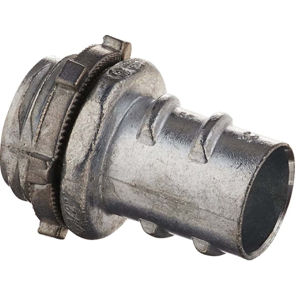Halex Compression EMT Conduit Connector - Zinc, Durable - 3/4 In.