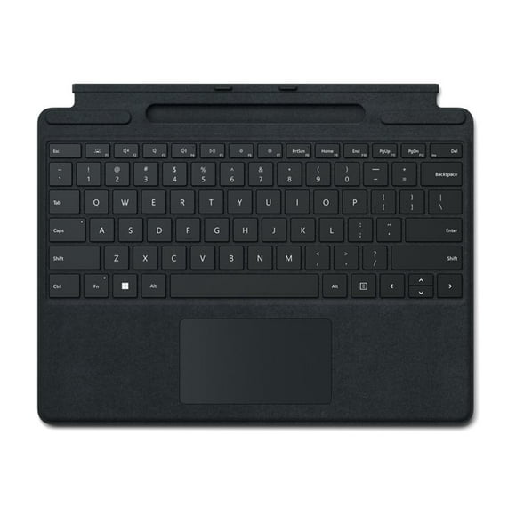 Clavier COPILOT SIGNATURE SURFACE PRO avec Rangement pour Stylet, Communications Anglaises, Noir