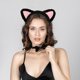 thumbnail image 5 of Diadema con orejas de gato para lavarse la cara, maquillarse, disfraz de cosplay, diademas suaves de gato, accesorios para el cabello para mujeres y adolescentes., 5 of 9