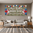 thumbnail image 6 of Camouflage Design We Will Miss You Red White Blue Banners Farewell Celebration Durable for Military Events Party Decoration, 6 of 7