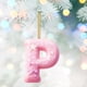 thumbnail image 4 of 26 Alphabet Series 2D Acrylic Backpack Car Pendant Decoration Ornament, 4 of 6