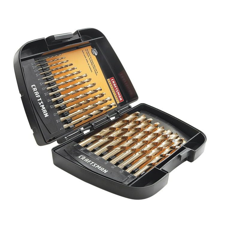 Craftsman cobalt drill bit shop set