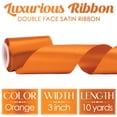thumbnail image 2 of Cinta decorativa MEEDEE naranja satinada de 7,5 cm x 9 m, 2 of 9