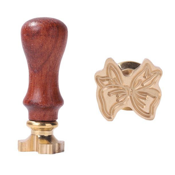 Cuadros Decorativos Sello de cera con lazo, estampado lacado, sello en relieve, decoración de sobres de invitación DQrwqpou Nuevos Originales