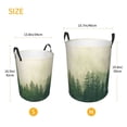 thumbnail image 5 of Fotbe Fog Forest Laundry Basket with Handles, Waterproof Large Laundry Hamper, Wash Bag for Corner Dorm, Rolling Laundry Basket with Handles-Medium, 5 of 8