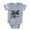 Heather Grey, variant on CafePress - Zodiac Distressed Pisces_Wh - Cute Infant Baby Football Bodysuit